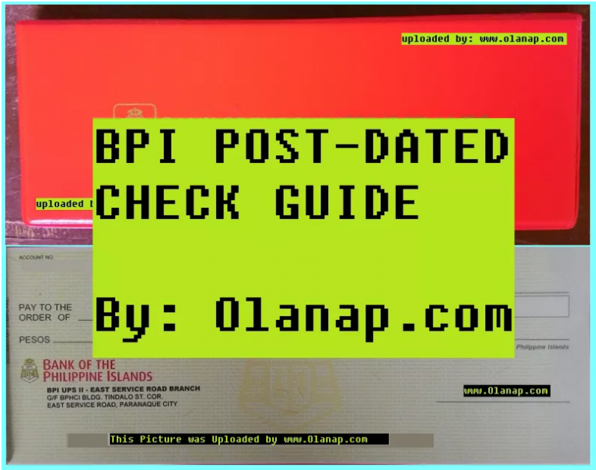 How to open BPI checking account Updated Guide  Olanap.com